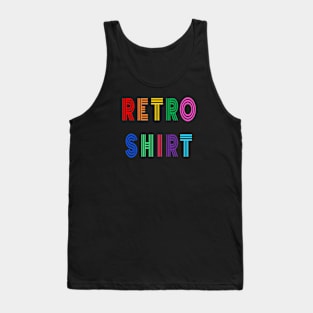 Retro Shirt Tank Top